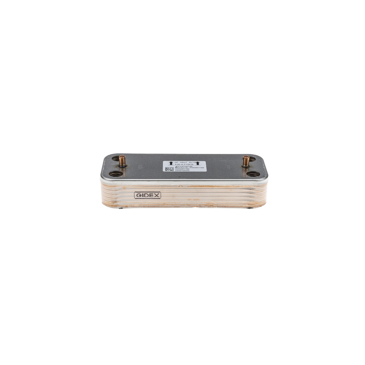 Intercambiador 12 placas caldera | compatible con ARISTON | Calidad Original | Codigo fabricante 65116314 | Para modelos CARES CLAS ONE