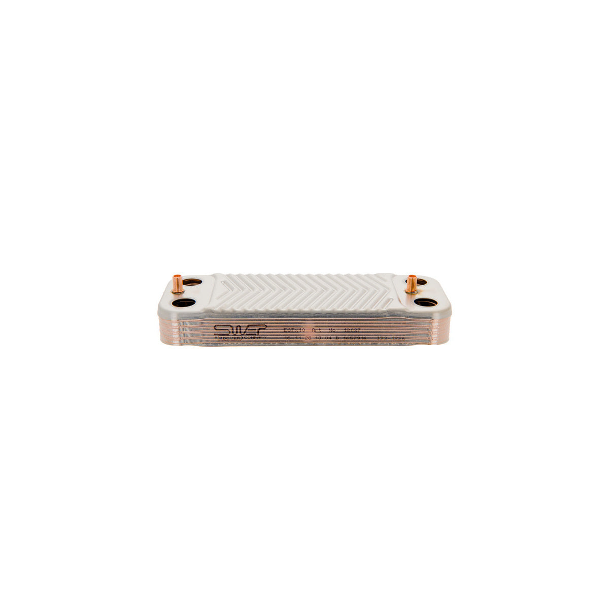 Intercambiador a placas caldera | compatible con SAUNIER DUVAL | Calidad Adaptable | Codigo fabricante 10058 | Para modelos THEMAC24E TH