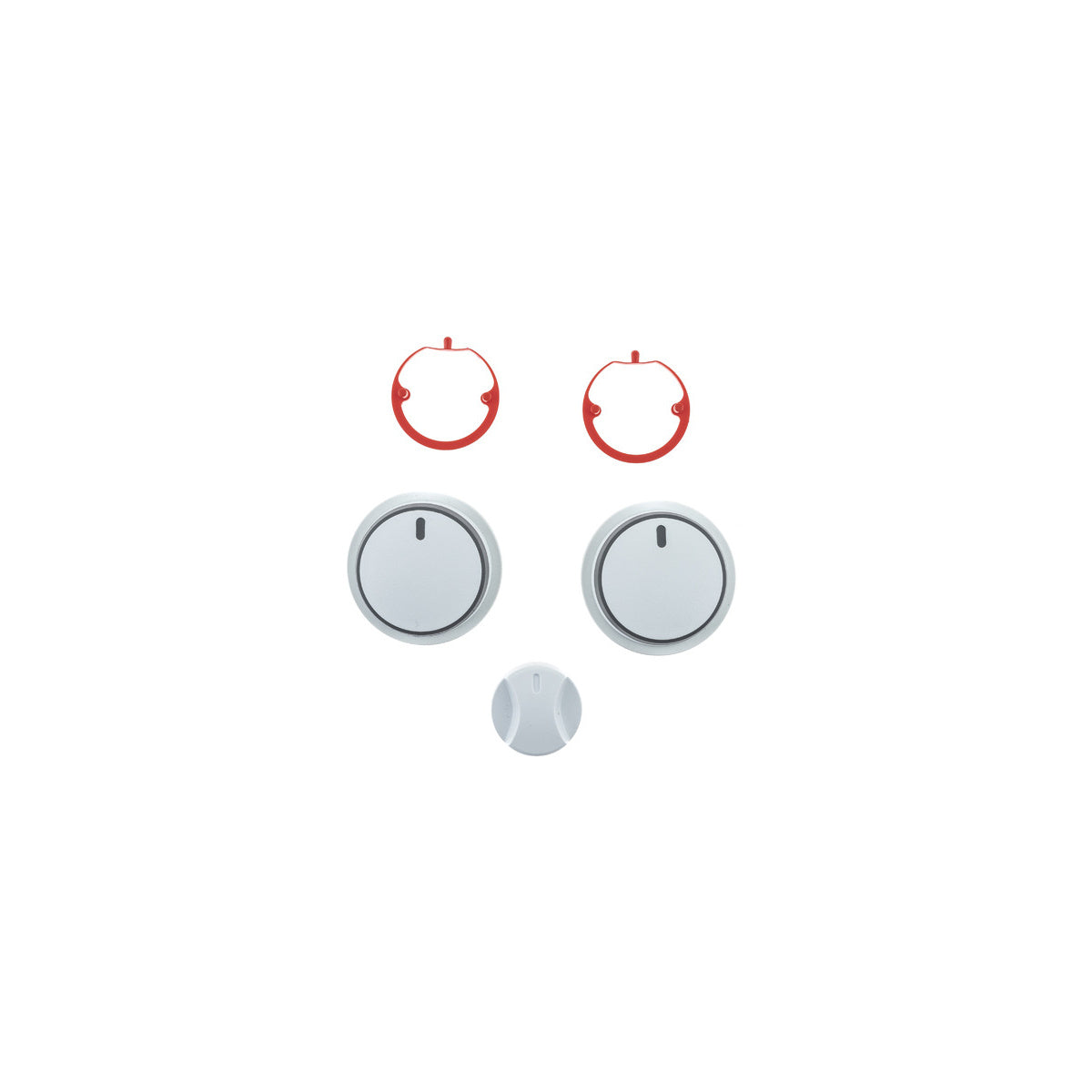 Mando caldera | compatible con VAILLANT | Calidad Original | Codigo fabricante 20037662 | Blanco Kit de 3 piezas