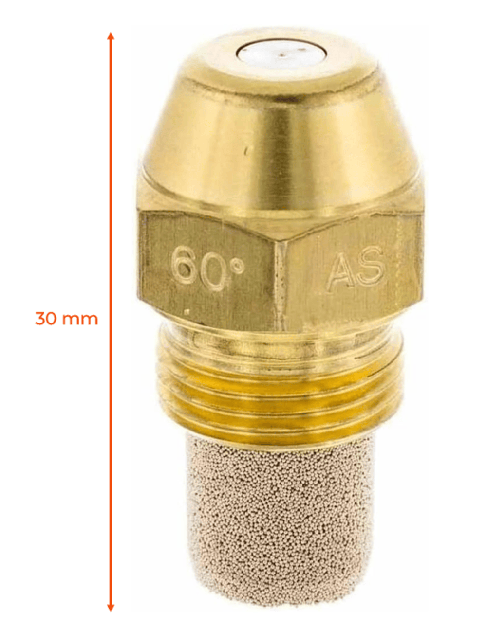Boquilla Pulverizador DANFOSS Tipo S 60º 0,60 Galones