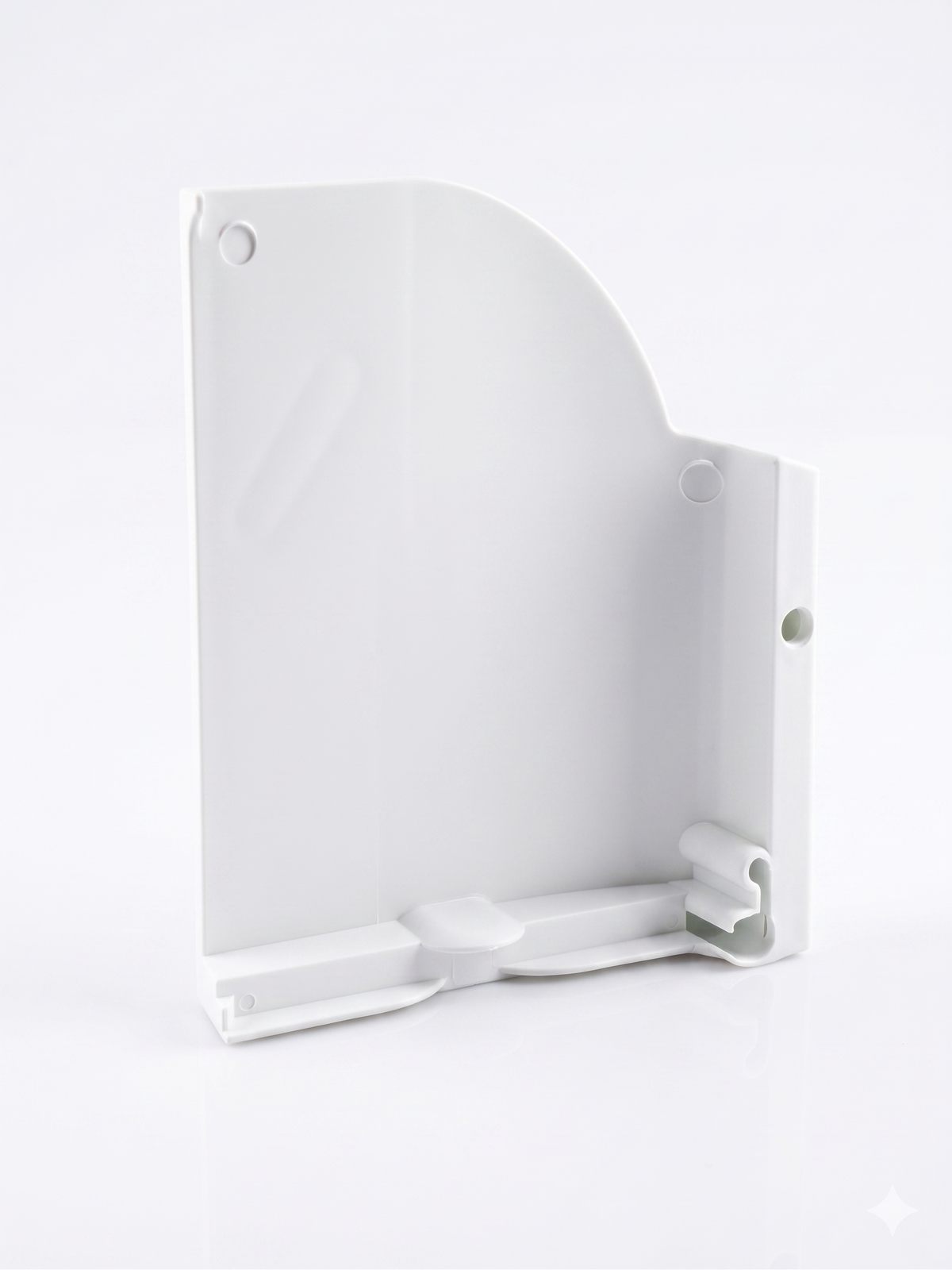 Soporte Derecho Blanco para Estante Botellero de Frigorífico FAGOR | Código Original: FA2V002A6 | Compatible con Modelos 2FC48