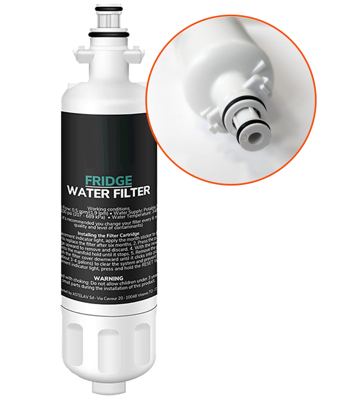 Filtro de agua para frigorífico compatible con LG, Kenmore. Códigos LT700P, 46-9690, ADQ36006101