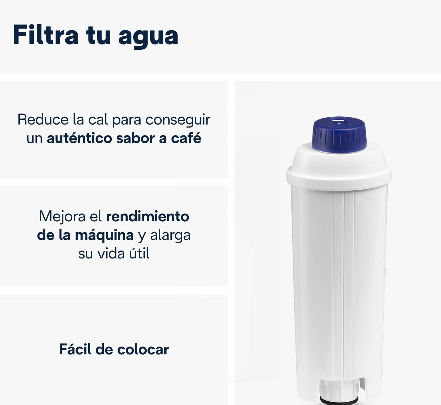 Filtro Agua Antical para cafeteras superautomática DELONGHI DLSC002 ORIGINAL