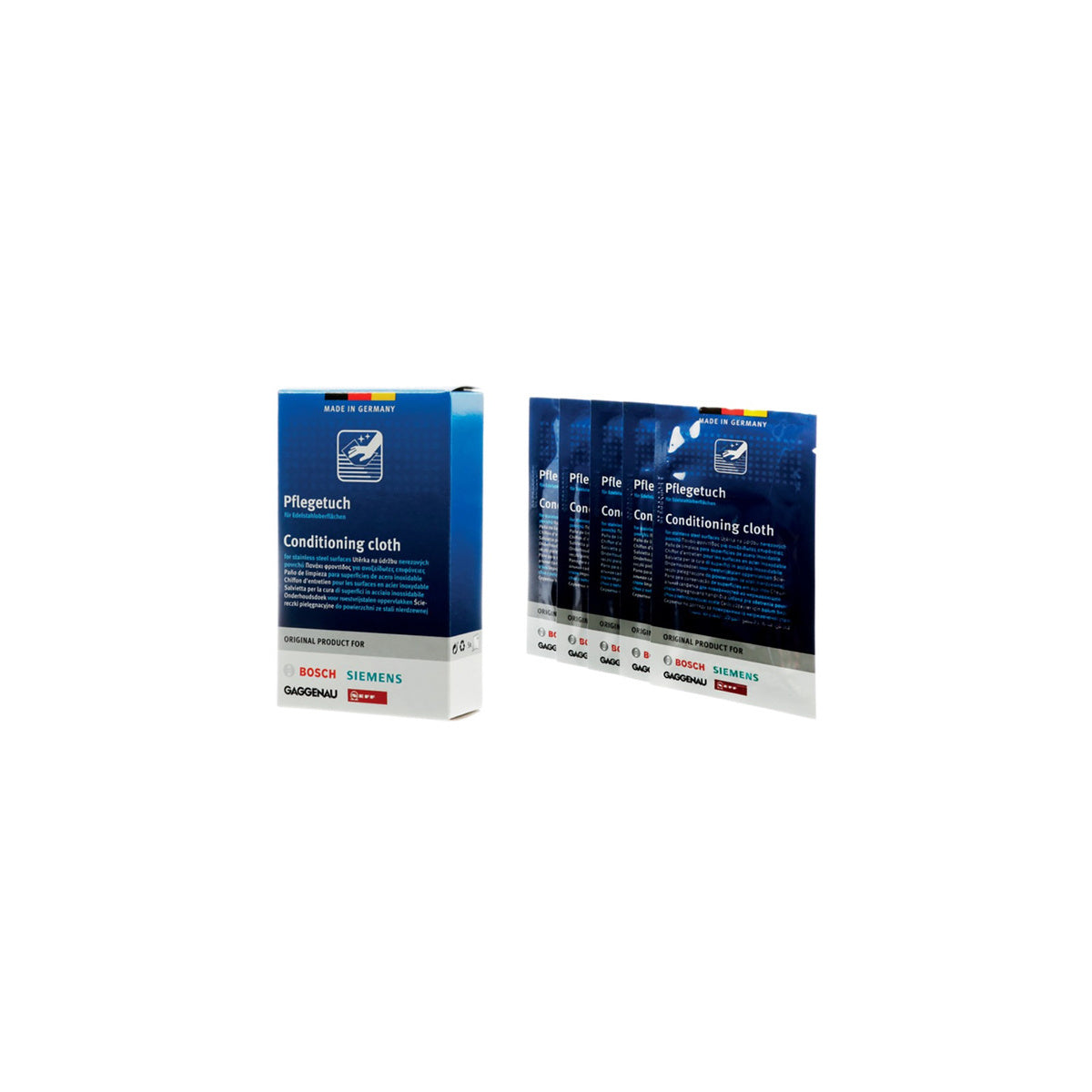 Toallitas de limpieza para acero inoxidable | compatible con BALAY | Calidad Original | Codigo fabricante 311134 | Códigos originales 0