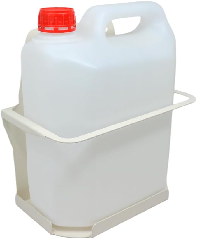 Kit de Desagüe para Aire Acondicionado | Garrafa de PVC 10 Litros y Soporte Metálico en U para Pared | Garrafa Condensación Universal para Exterior e Interior