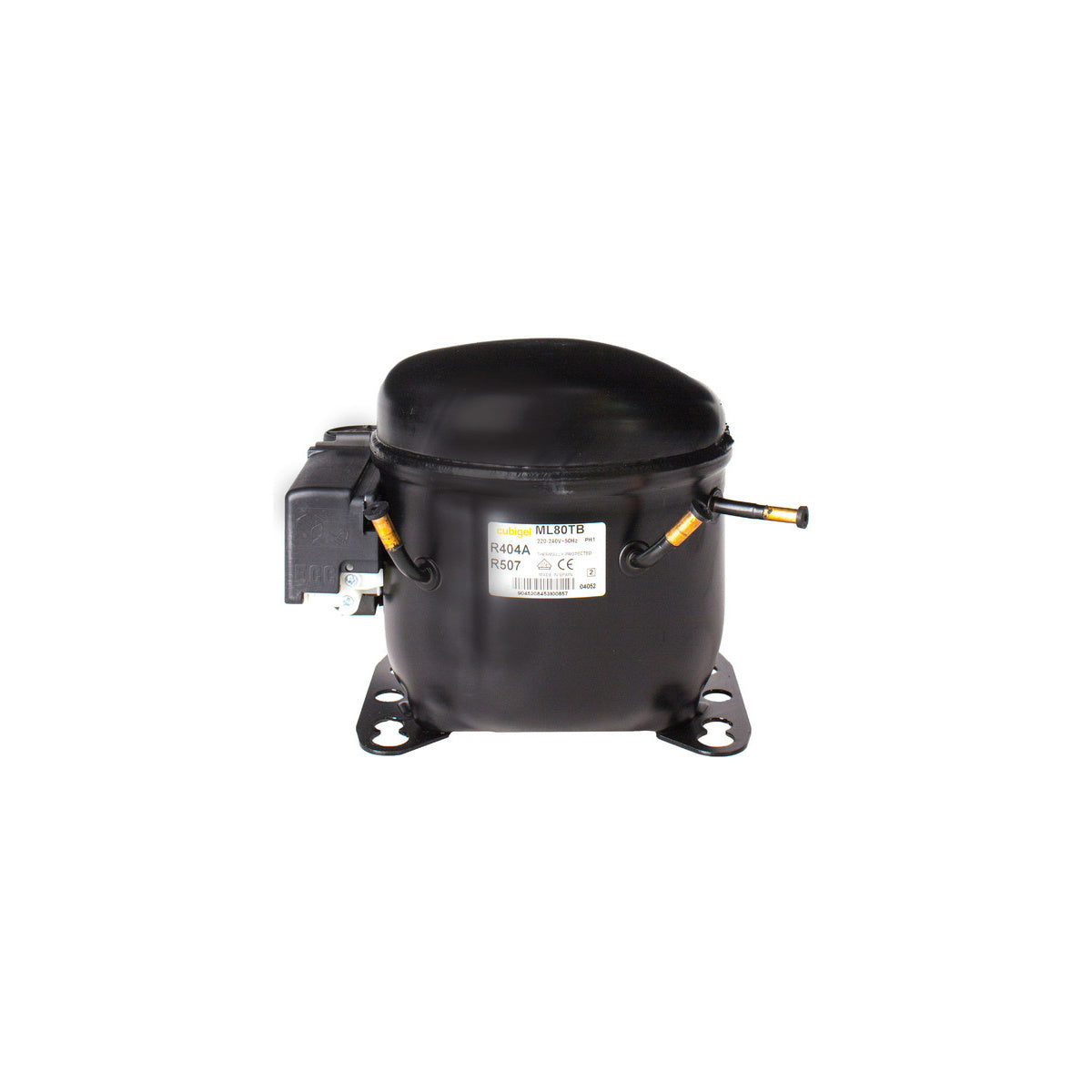 Compresor hermético CUBIGEL - HUAYI | compatible con CUBIGEL-HUAYI | Calidad OEM | Codigo fabricante | Para modelos ML80TB HBP R404A