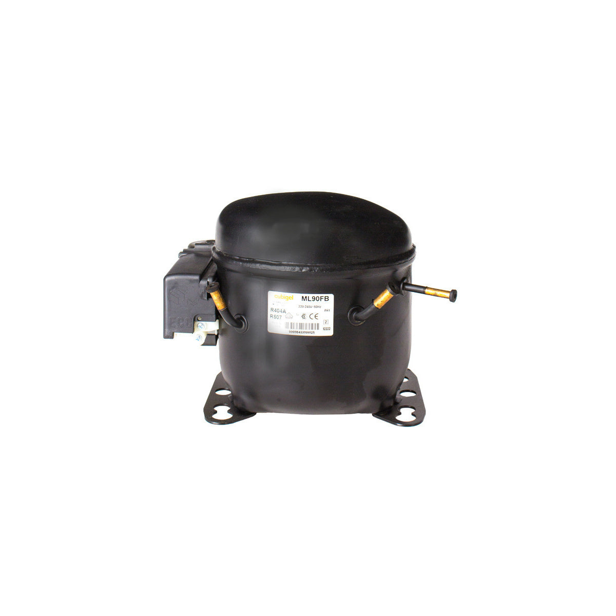 Compresor hermético CUBIGEL- HUAYI | compatible con CUBIGEL-HUAYI | Calidad OEM | Codigo fabricante | Modelo ML90FB LBP R404A - R452A