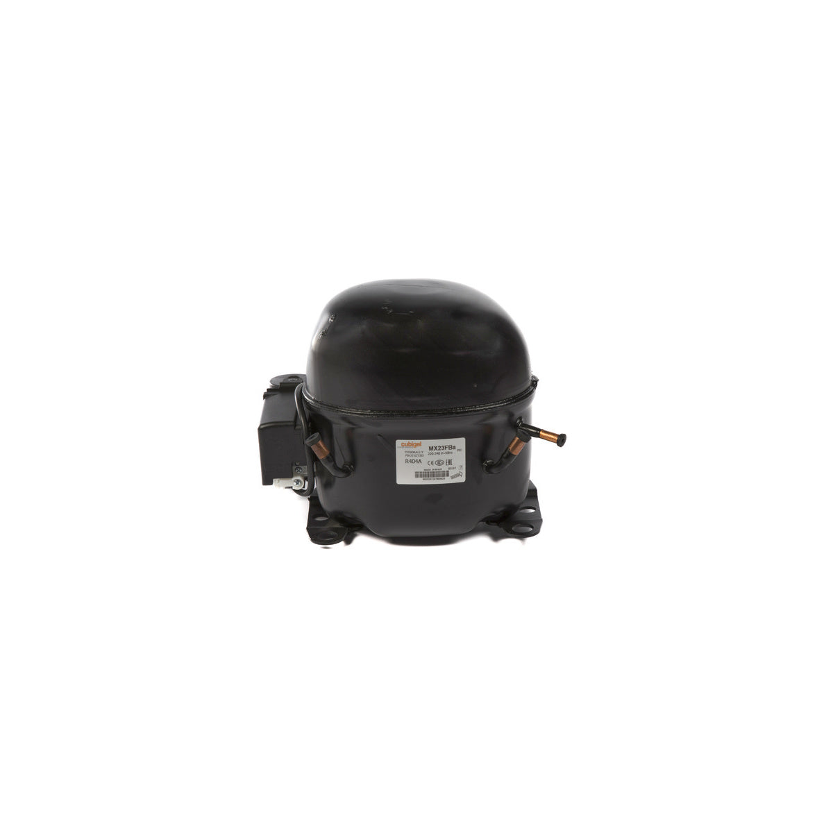 Compresor hermético CUBIGEL | compatible con CUBIGEL-HUAYI | Calidad OEM | Codigo fabricante | Para modelos MX23FBa LBP R404a