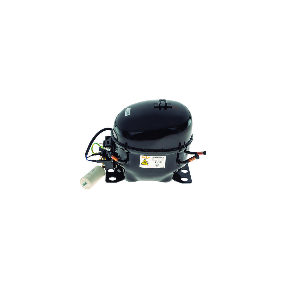 Compresor hermético CUBIGEL - HUAYI | compatible con CUBIGEL-HUAYI | Calidad OEM | Codigo fabricante | Para modelos HYE131MKUa LBPR600