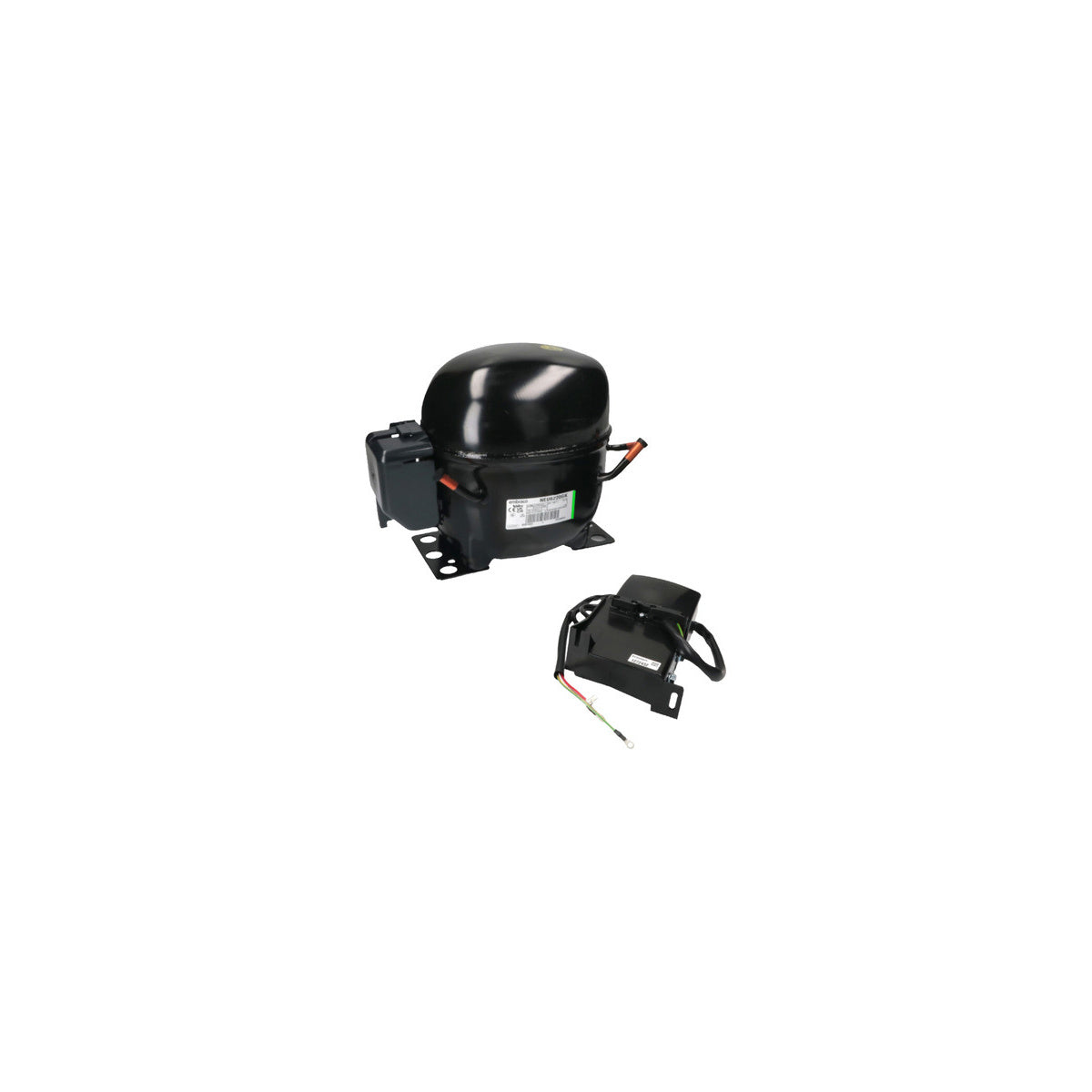 Compresor hermético EMBRACO-ASPERA | compatible con EMBRACO | Calidad | Codigo fabricante 959TA5190AF | Modelo NEU6220GK MHBP R404A - R