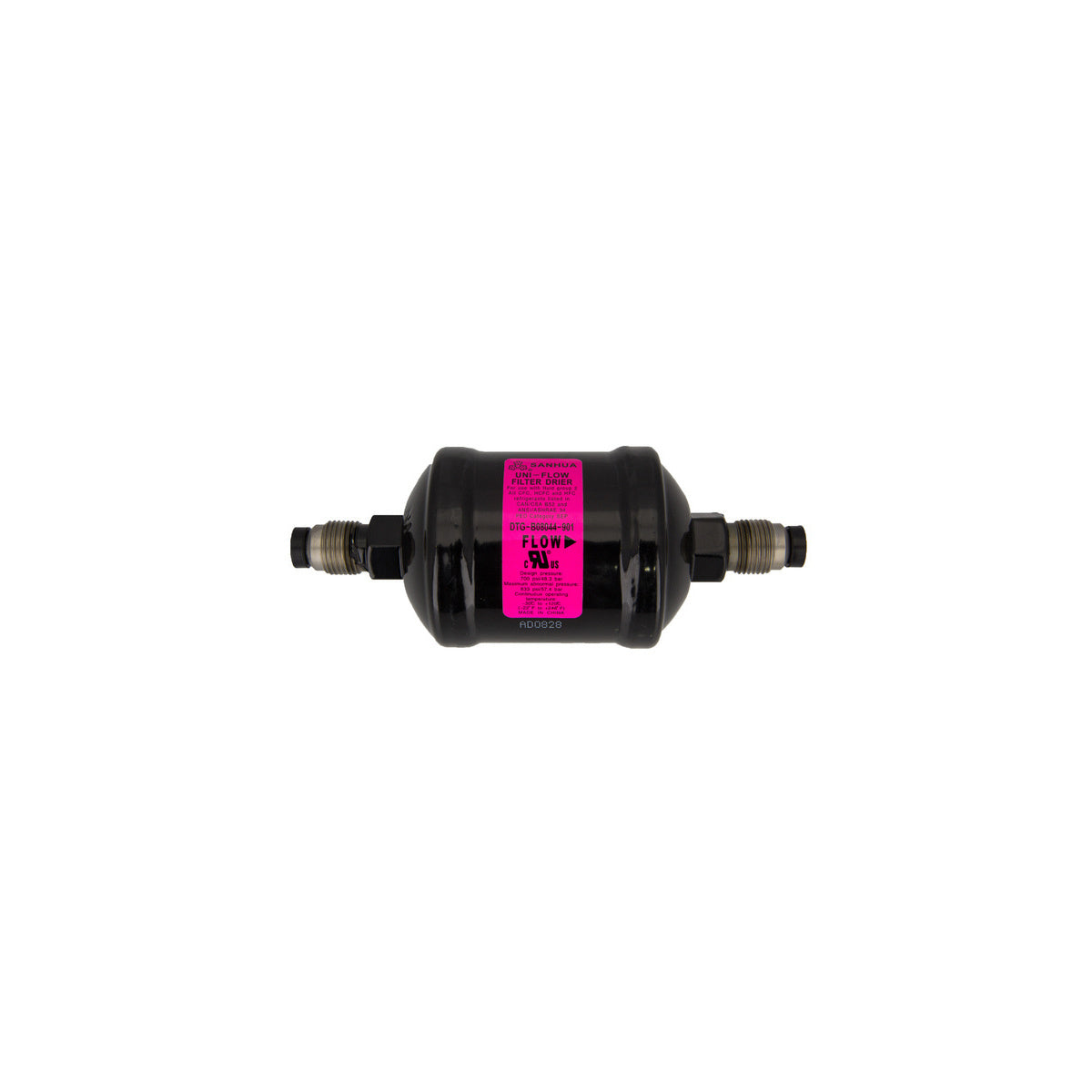 Filtro deshidratador unidireccional molecular | compatible con SANHUA | Calidad OEM | Codigo fabricante DTG30007 | Para modelos DTG-B080
