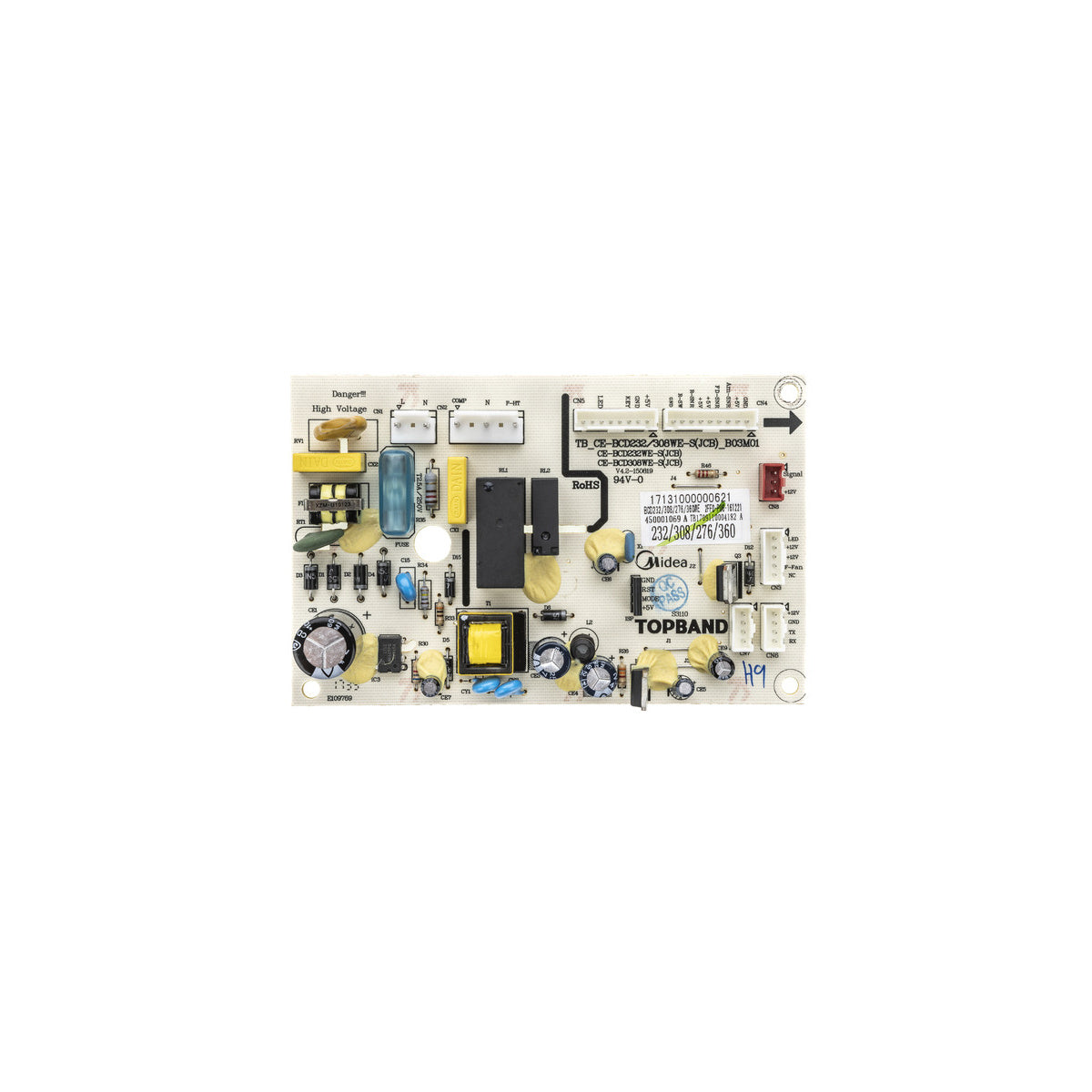 Placa control frigorífico | compatible con TEKA | Calidad Original | Codigo fabricante 81672041 | Para modelos BLANCO 320 NFL 340 NFL 4