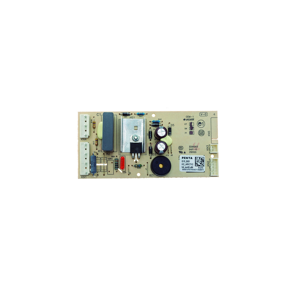 Módulo electrónico frigorífico | compatible con BEKO | Calidad | Codigo fabricante | Código original  4624250200