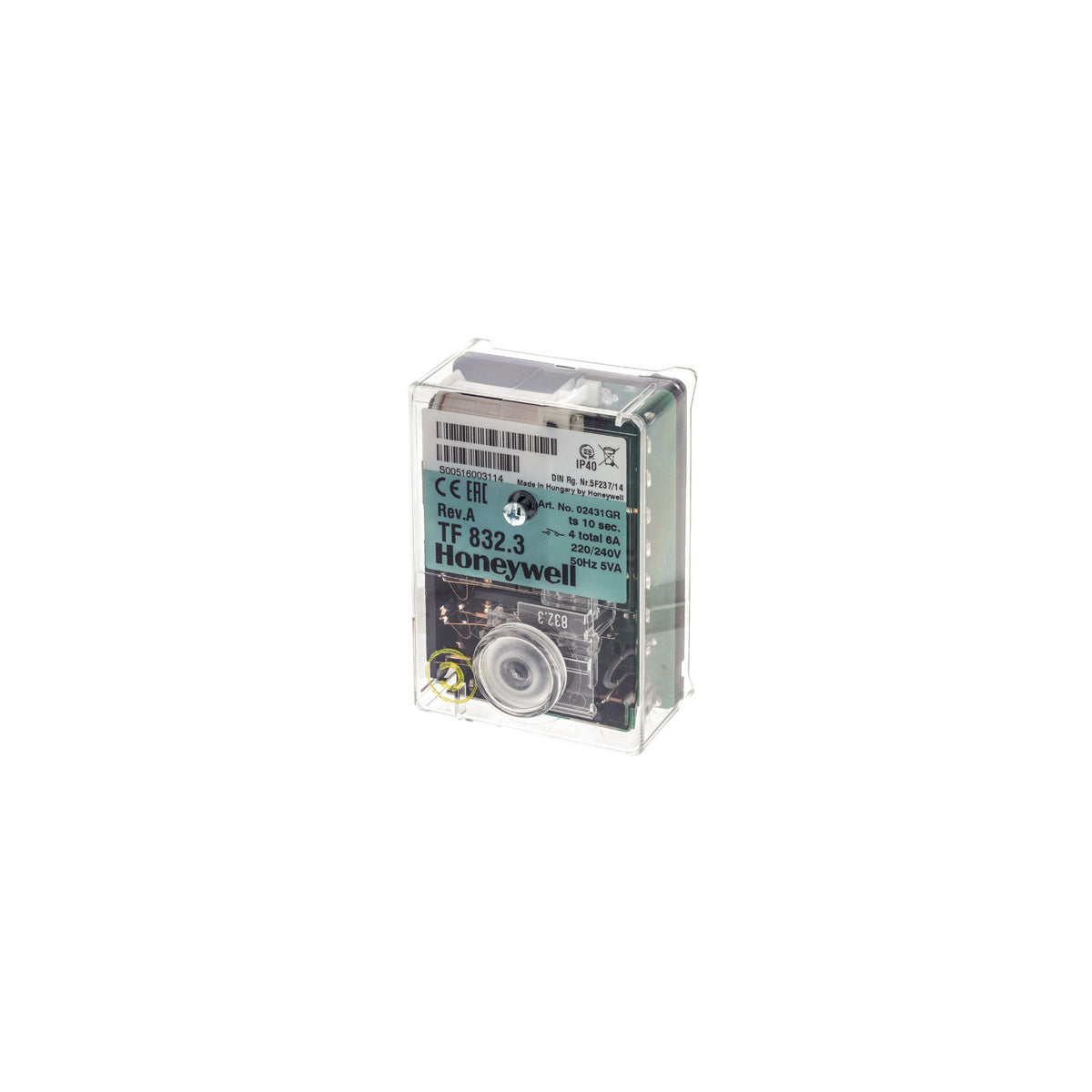 Centralita quemador gasóleo HONEYWELL TF 832 3 | compatible con STANDARD | Calidad OEM | Codigo fabricante 507053 | Para modelos INTER