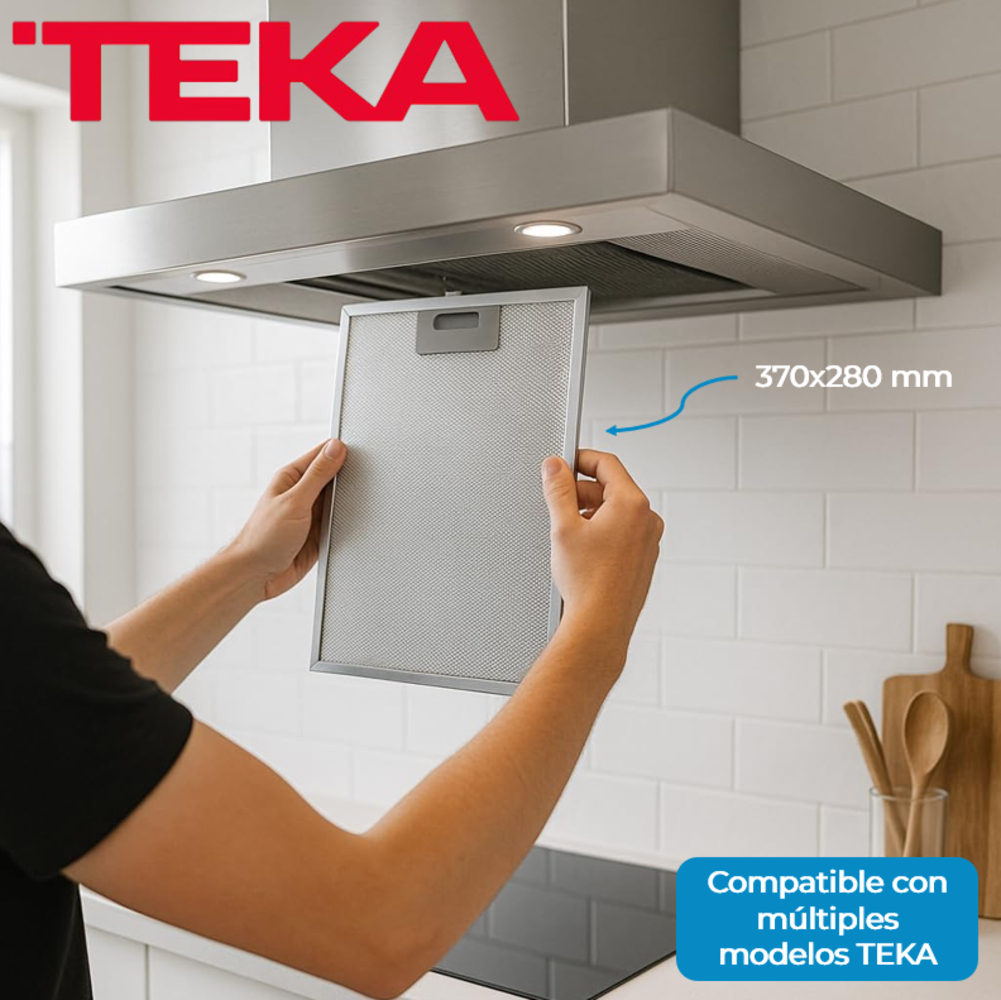 Filtro Campana Extractora TEKA 370x280 mm