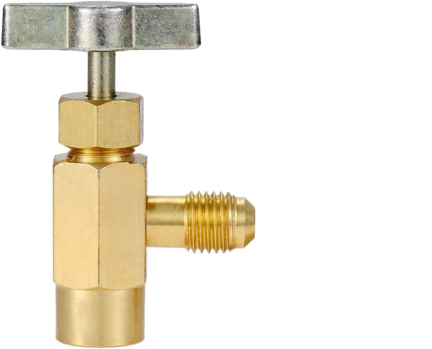 Llave de servicio Botella gas ecológico Minus   M1/4""SAE-H7/16""
