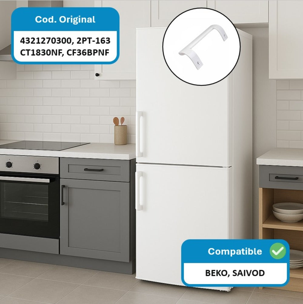 Tiradores Puerta Frigorífico Originales Savoid Beko 250mm 4321270300