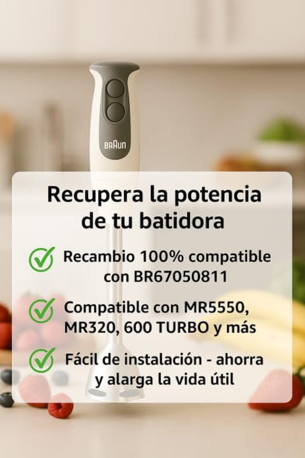 Embrague Batidora BRAUN MR5550