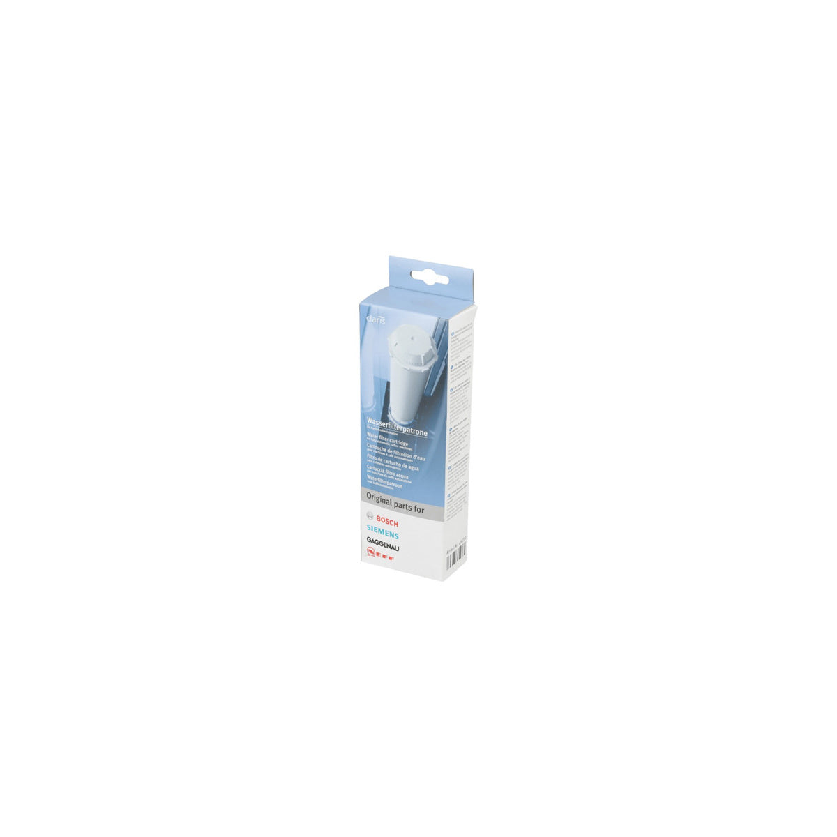 Filtro agua cafetera BOSCH | compatible con AEG | Calidad Original | Codigo fabricante | Para modelos Benvenutto y Surpresso 3CF458X/02