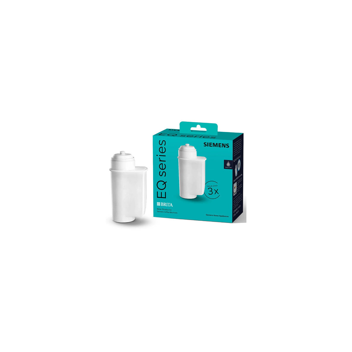 Filtro de agua cafeteras | compatible con SIEMENS | Calidad Original | Codigo fabricante 17005980 | Para modelos EQ series TZ70033A00
