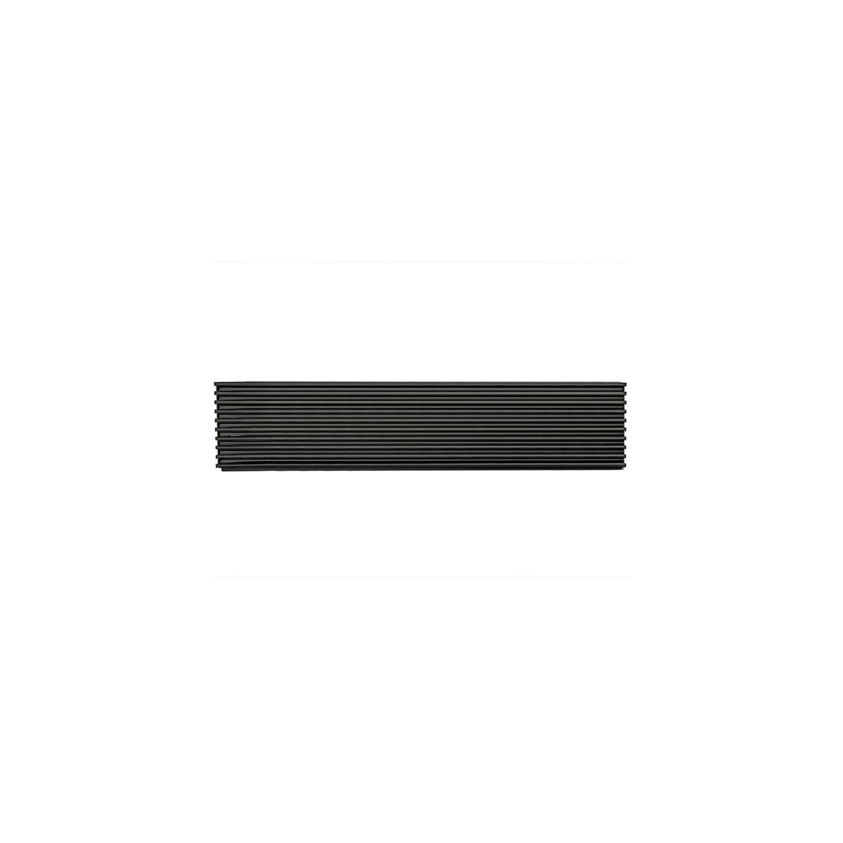 Rejilla ventilación negro ajustable | compatible con STANDARD | Calidad Adaptable | Codigo fabricante RV6014N | 600x125mm 8 barras