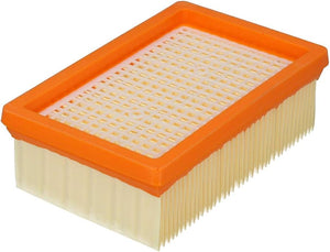 Filtro plisado plano compatible con Kärcher 2.863-005.0 para WD 4/5/6, KWD 4/5/6, KNT 4, MV 4/5/6