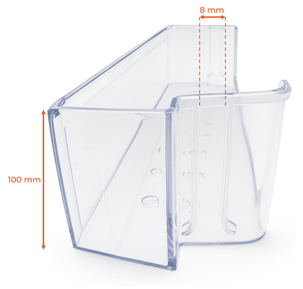 Recamania Botellero Frigorífico Compatible con Beko 4397291300