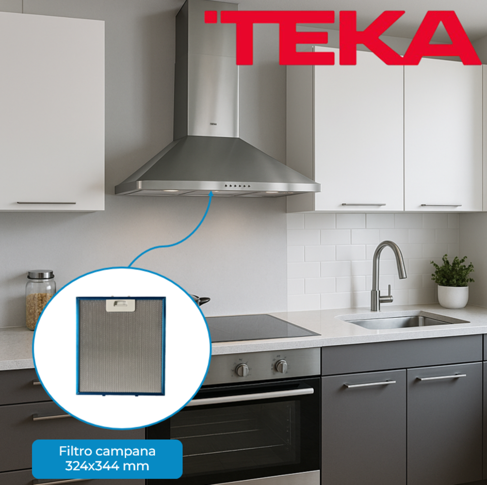 Filtro Campana Extractora TEKA DBB70 324x344 mm