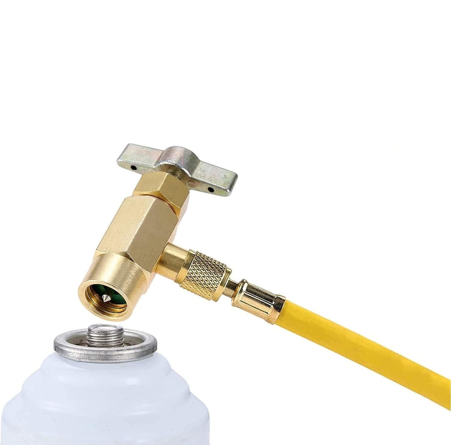 Llave de servicio Botella gas ecológico Minus   M1/4""SAE-H7/16""