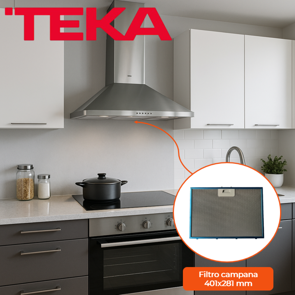 Filtro Campana Extractora Teka 401x281 mm 81483114