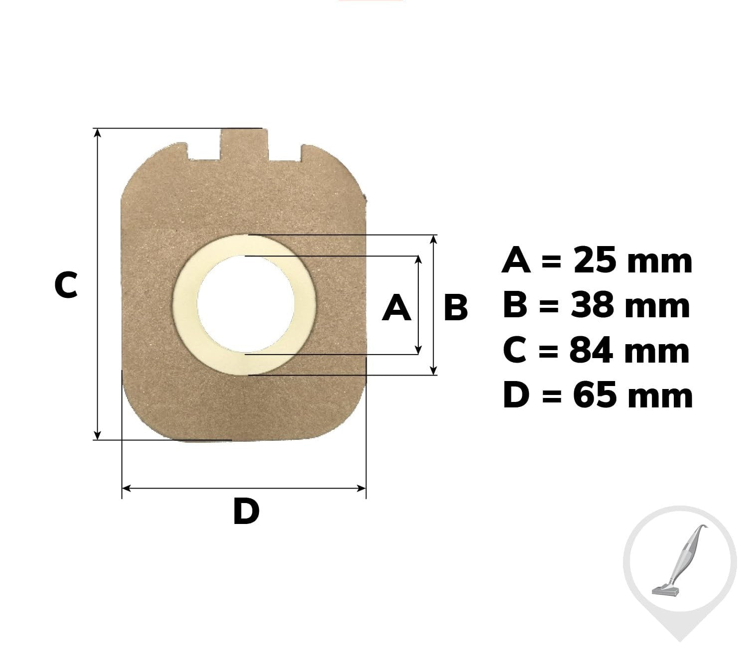 Pack de 5 Bolsas de Microfibra Compatibles con Aspiradoras Rowenta Powerline, Powerline Extreme