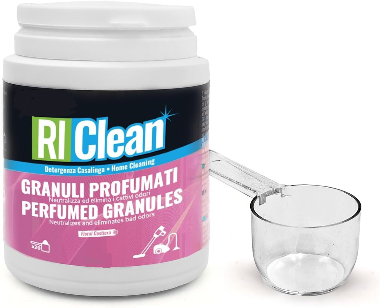 RiClean Gránulos Perfumados para Aspiradora – Fragancia Costera | Neutraliza Olores