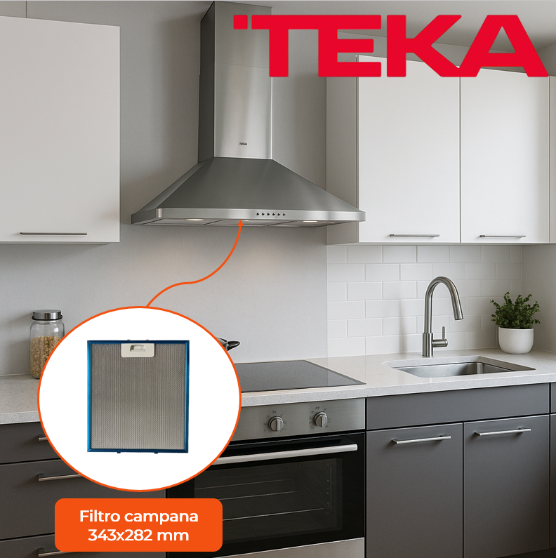 Filtro Campana Extractora TEKA DBB90 345x282 mm