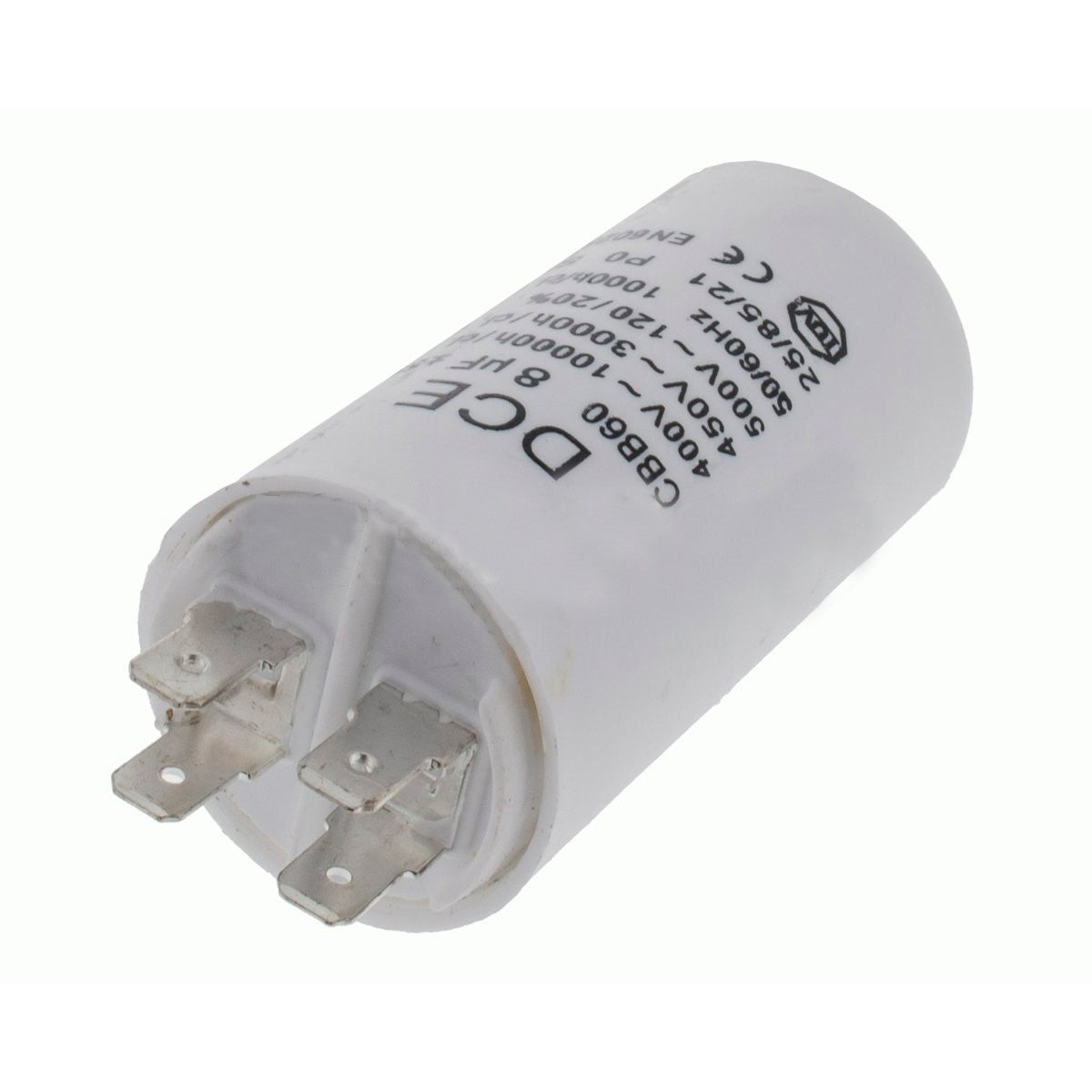 Condensador Trabajo Permanente Lavadora 8,0 µF 450V