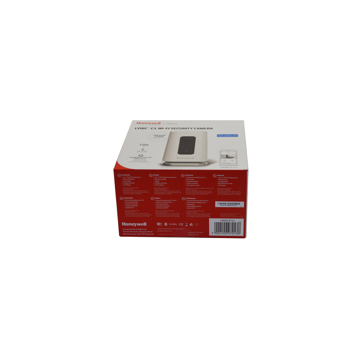 Cámara de seguridad WI-FI | compatible con HONEYWELL | Calidad | Codigo fabricante HAWCIC1S | Para modelos Lyric C1