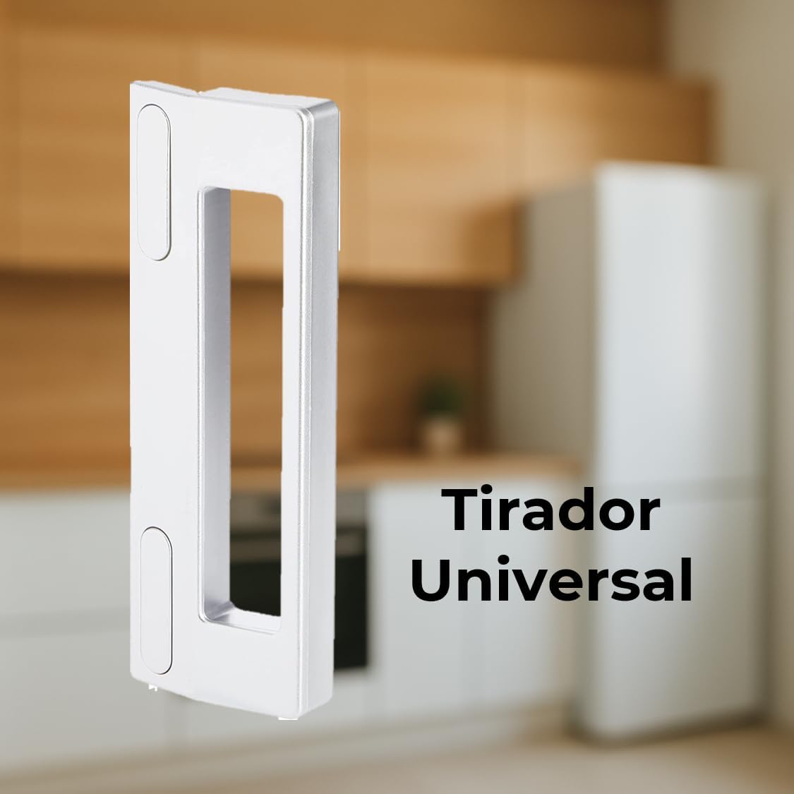 Tirador Puerta Frigorífico UNIVERSAL 19x7 cm (Blanco)
