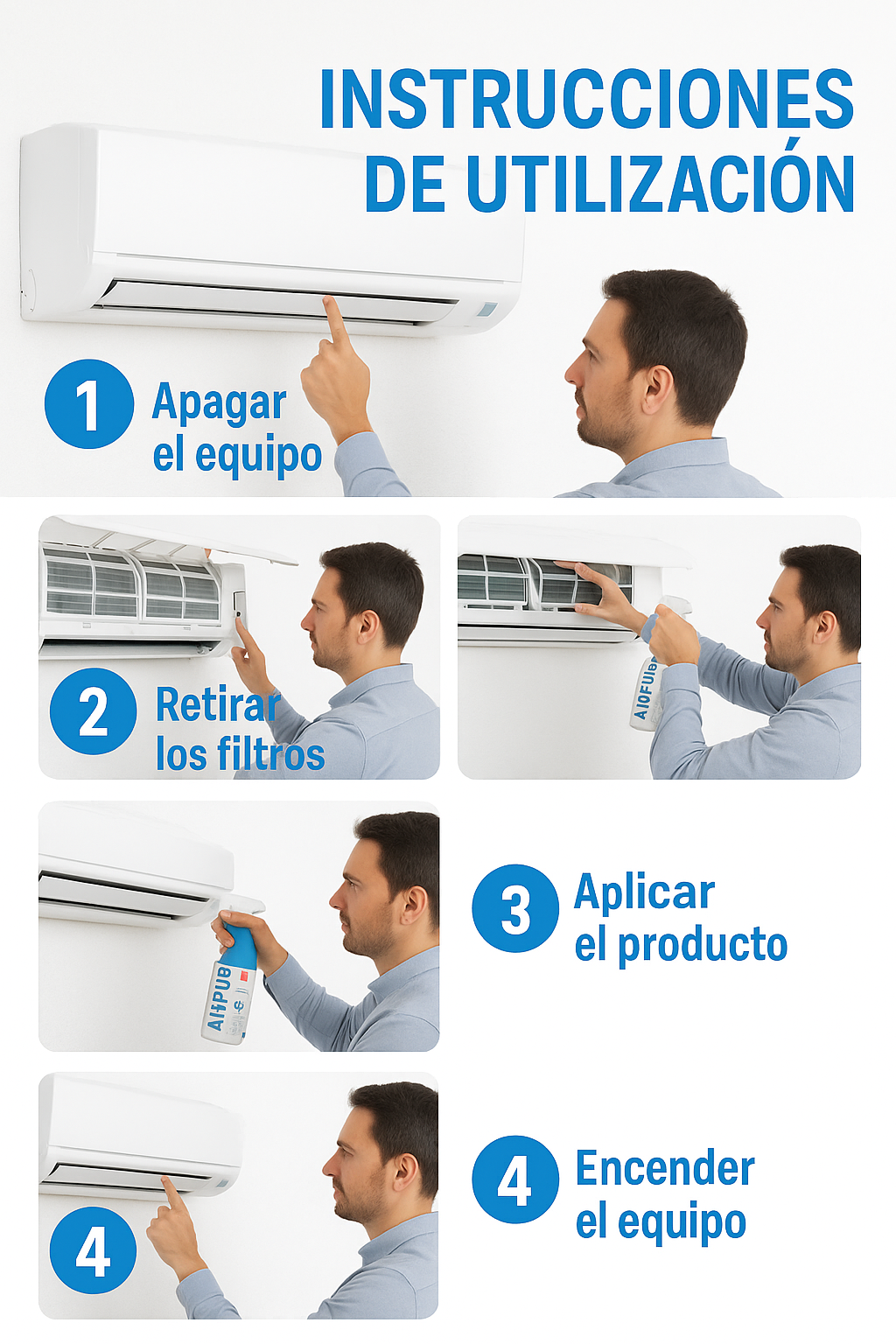 AIRPUR Eliminador Olores Aire Acondicionado