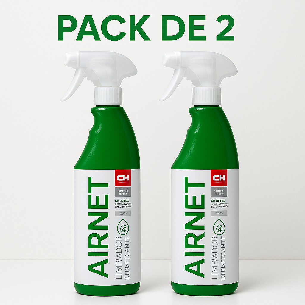 Pack AIRNET + AIRNET  Limpiador Desinfectante Aire Acondicionado Universal 750 ml