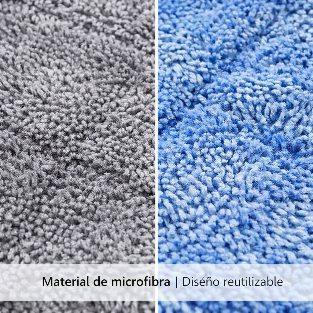 KIT de 4 Piezas Almohadillas de fregona para aspiradora eléctrica.