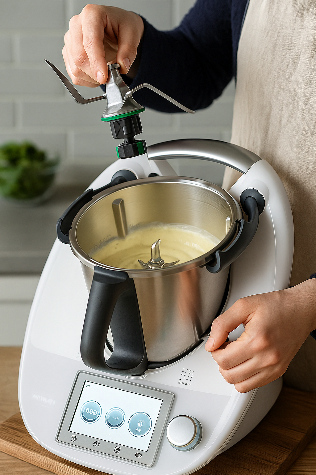 Cuchilla Compatible con Thermomix TM6 Junta de Sellado  Acero Inoxidable Resistente Hojas Afiladas