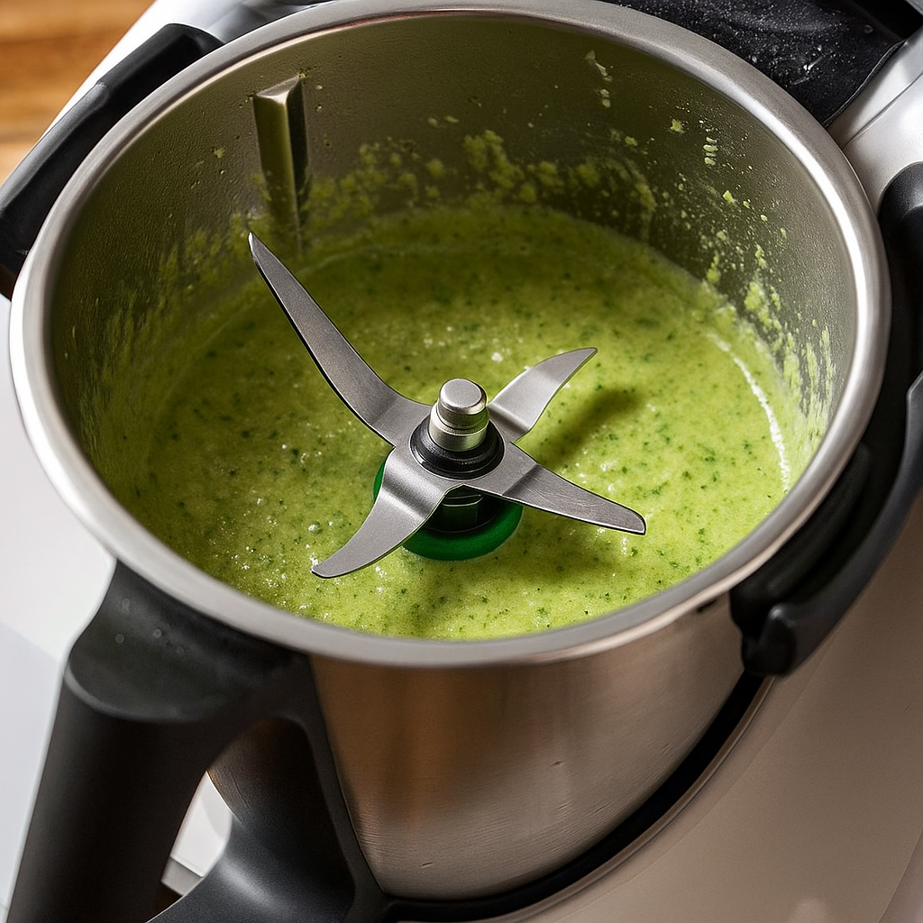 Cuchilla Compatible con Thermomix TM6 Junta de Sellado  Acero Inoxidable Resistente Hojas Afiladas