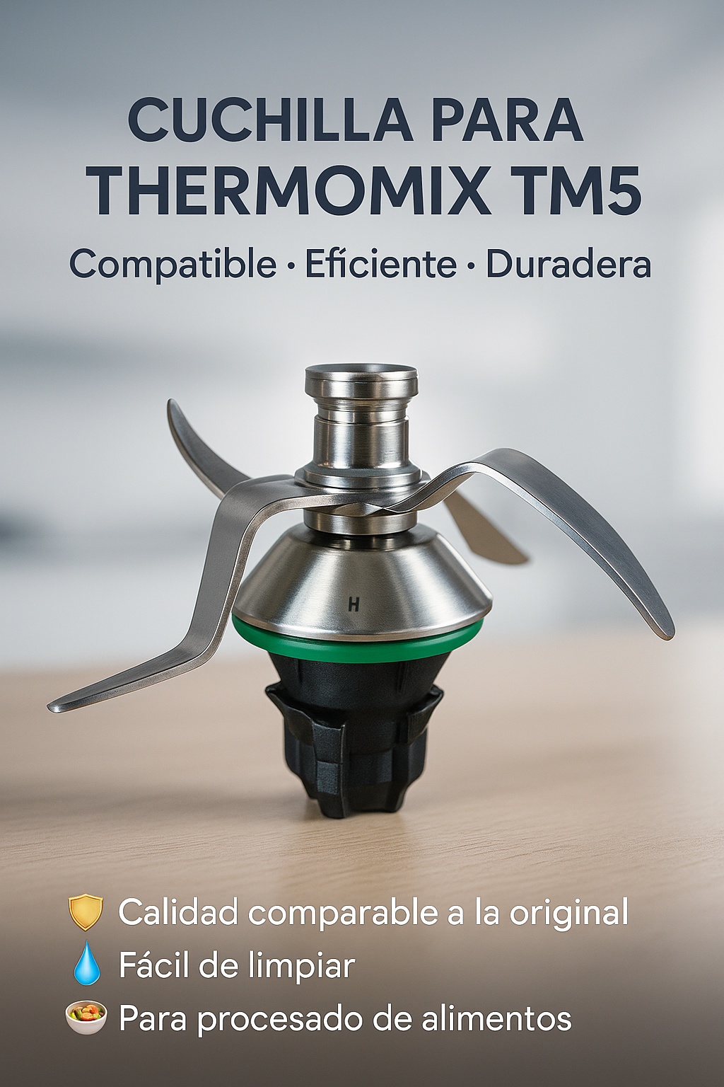 Cuchilla Thermomix TM5 (Adaptable)
