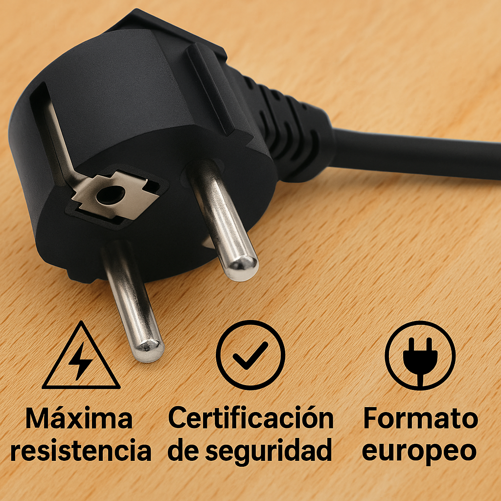 Cable Plancha Asar con Termostato Universal 10A  250V