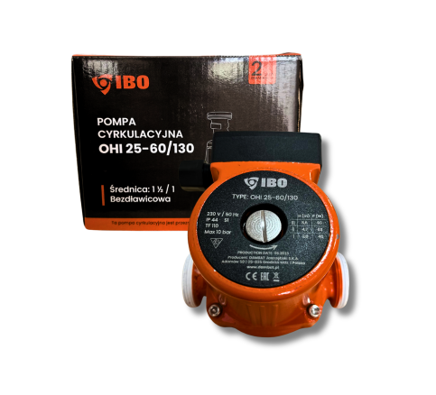 Bomba de calefacción  Bomba de circulación IBO  25-60/130 mm  Altura de entrega 6 metros