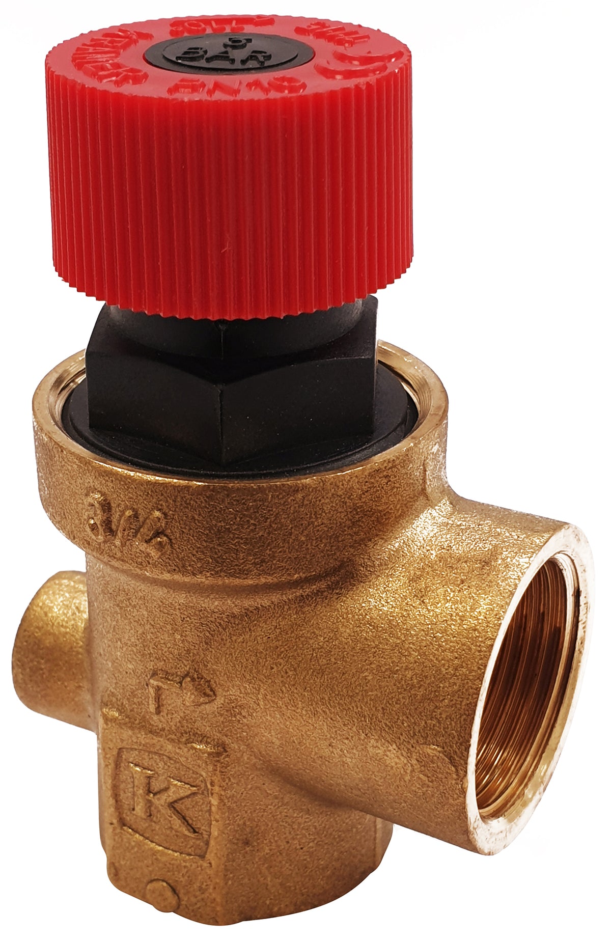 Válvula de seguridad H-H 3/4" 3bar con toma 1/4"