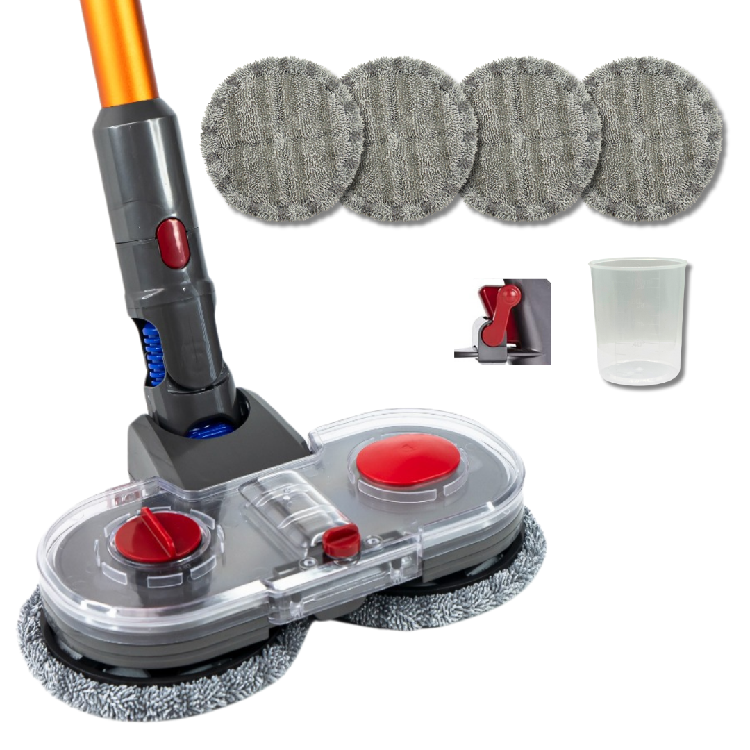 Cabezal de Fregona para Dyson V11 V10 V8 V7 deposito de agua y 6 recambios de paño