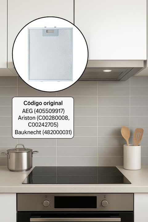 Filtro Campana Extractora Fagor Elica 265x305 mm (3 Unidades)