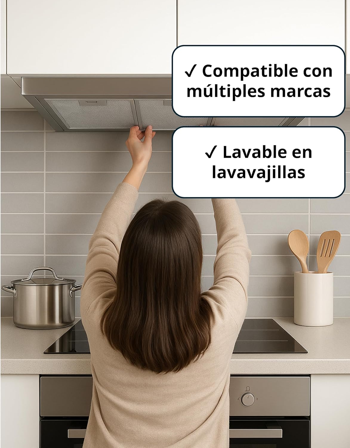 Filtro Campana Extractora Fagor Elica 265x305 mm (3 Unidades)