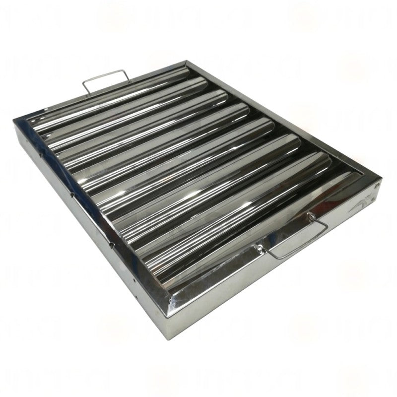 Filtro De Lamas para Campana Extractora Industrial 49x49 cm - AISI430, Compatible con Todas las Marc