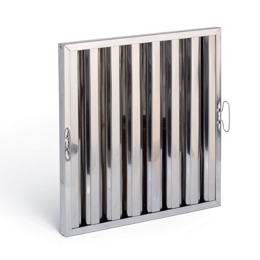 Filtro De Lamas para Campana Extractora Industrial 49x49 cm - AISI430, Compatible con Todas las Marc
